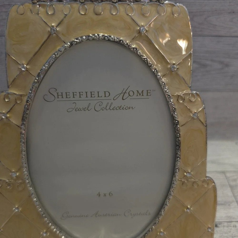 Sheffield Home Jewel Collection 4x6 Picture Frame Wedding Cake Crystals